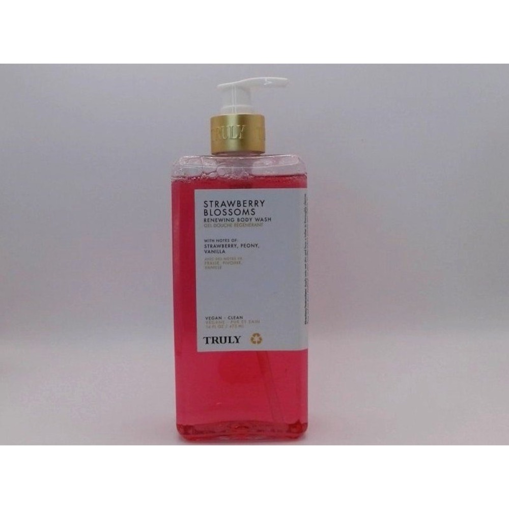 Truly - Renewing Body Wash, Strawberry Blossoms, 16 Fl Oz,BRAND NEW / NEVER USED